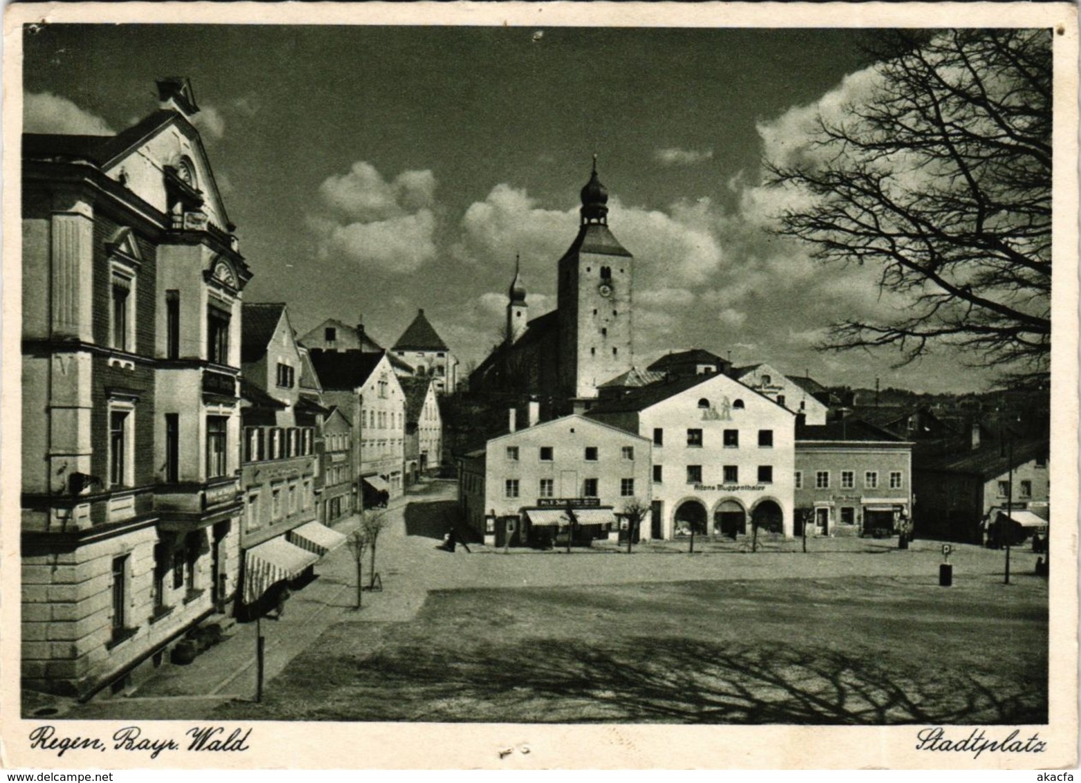 CPA AK Regen Stadtplatz GERMANY (892582) - Regen