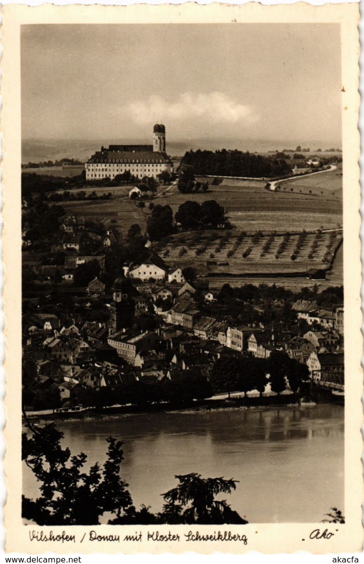 CPA AK Vilshofen Donau Mit Kloster Schweiklberg GERMANY (892588) - Vilshofen