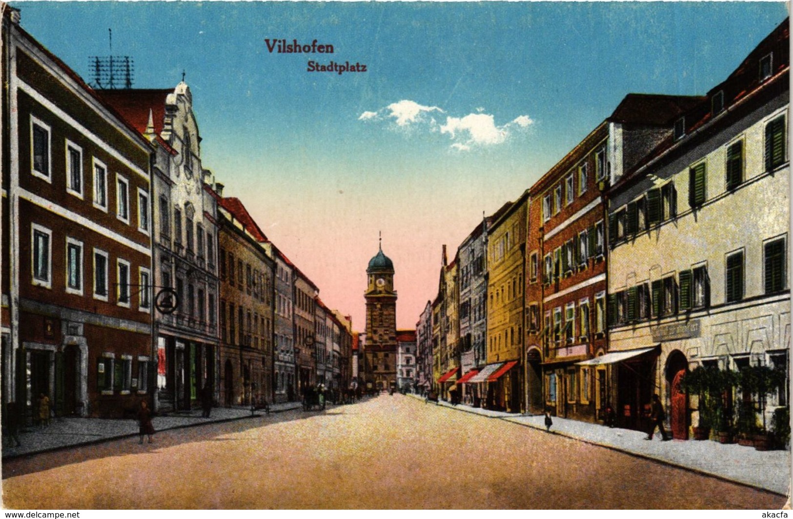 CPA AK Vilshofen Stadtplatz GERMANY (892607) - Vilshofen