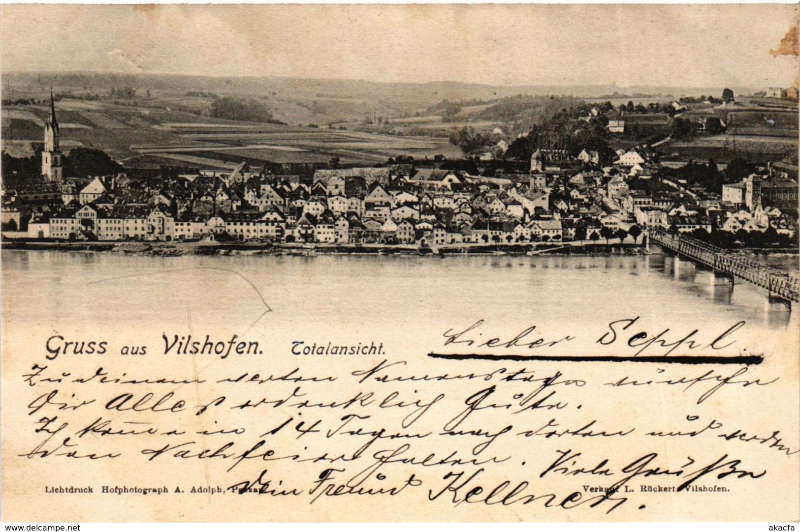 CPA AK Vilshofen Totalansicht GERMANY (892640) - Vilshofen