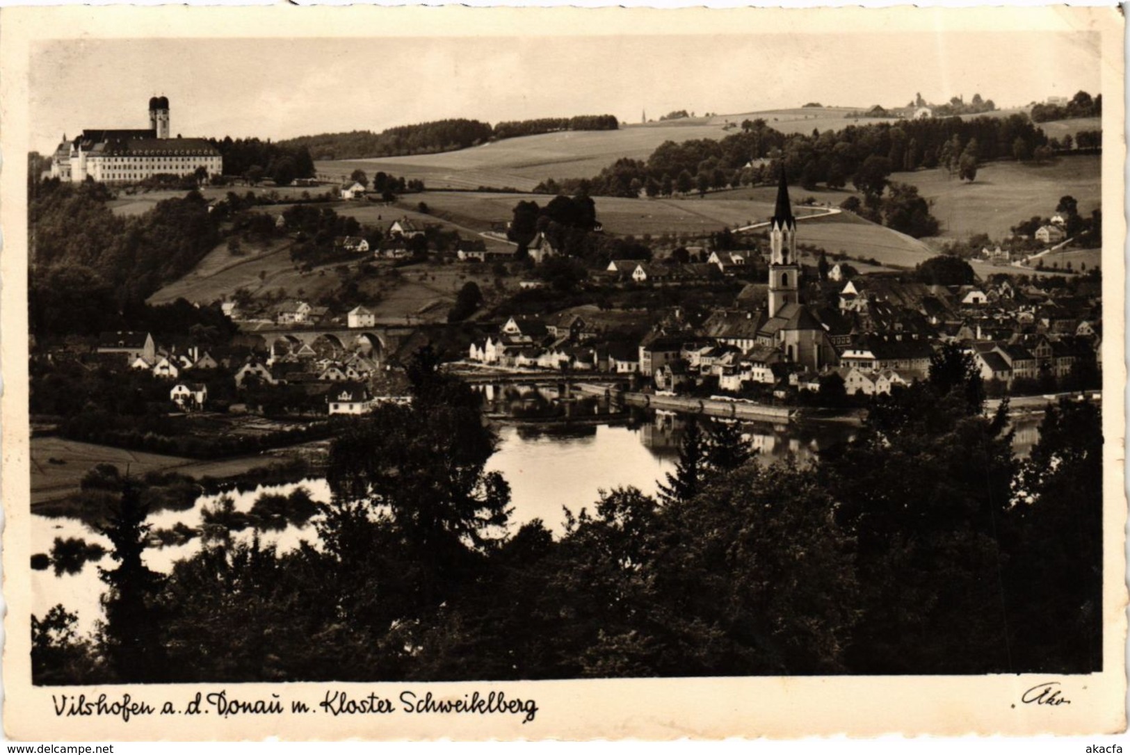 CPA AK Vilshofen A.d.Donau M.Kloster Schweiklberg GERMANY (892650) - Vilshofen