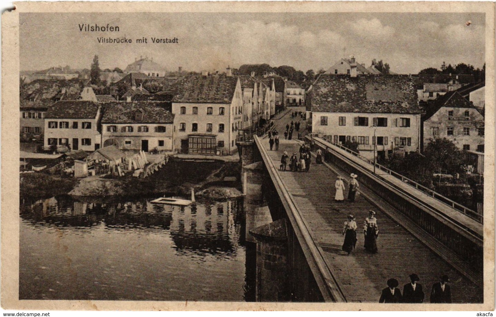 CPA AK Vilshofen Vilsbrucke Mit Vorstadt GERMANY (892653) - Vilshofen