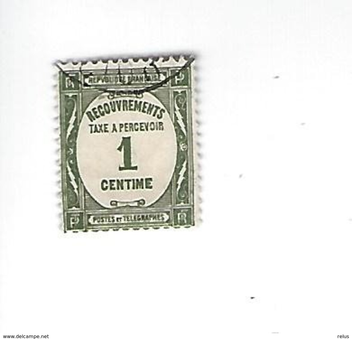France Timbre-Taxe N° 55 Oblitéré - 1859-1959 Oblitérés