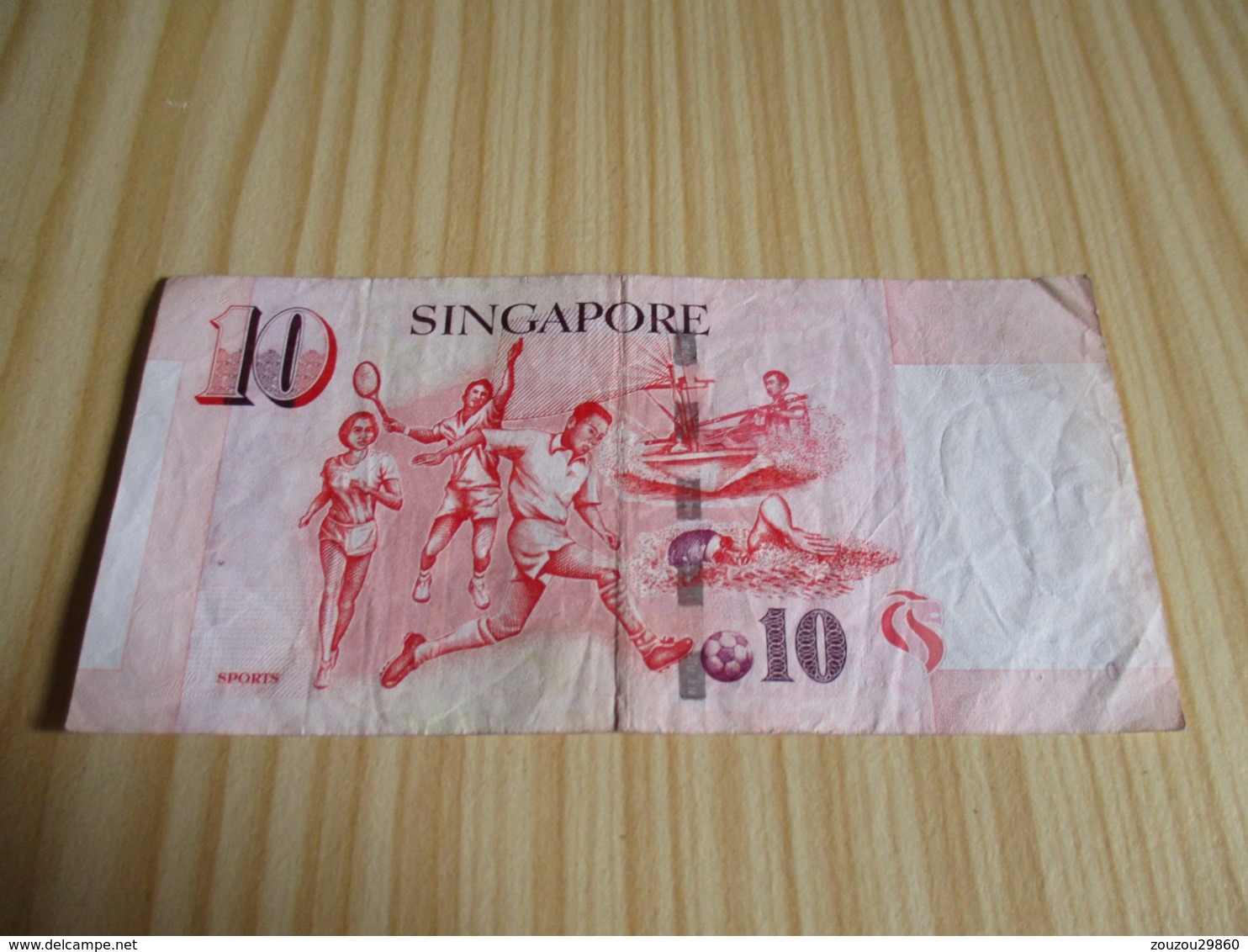 Singapour.Billet 10 Dollars. - Singapour