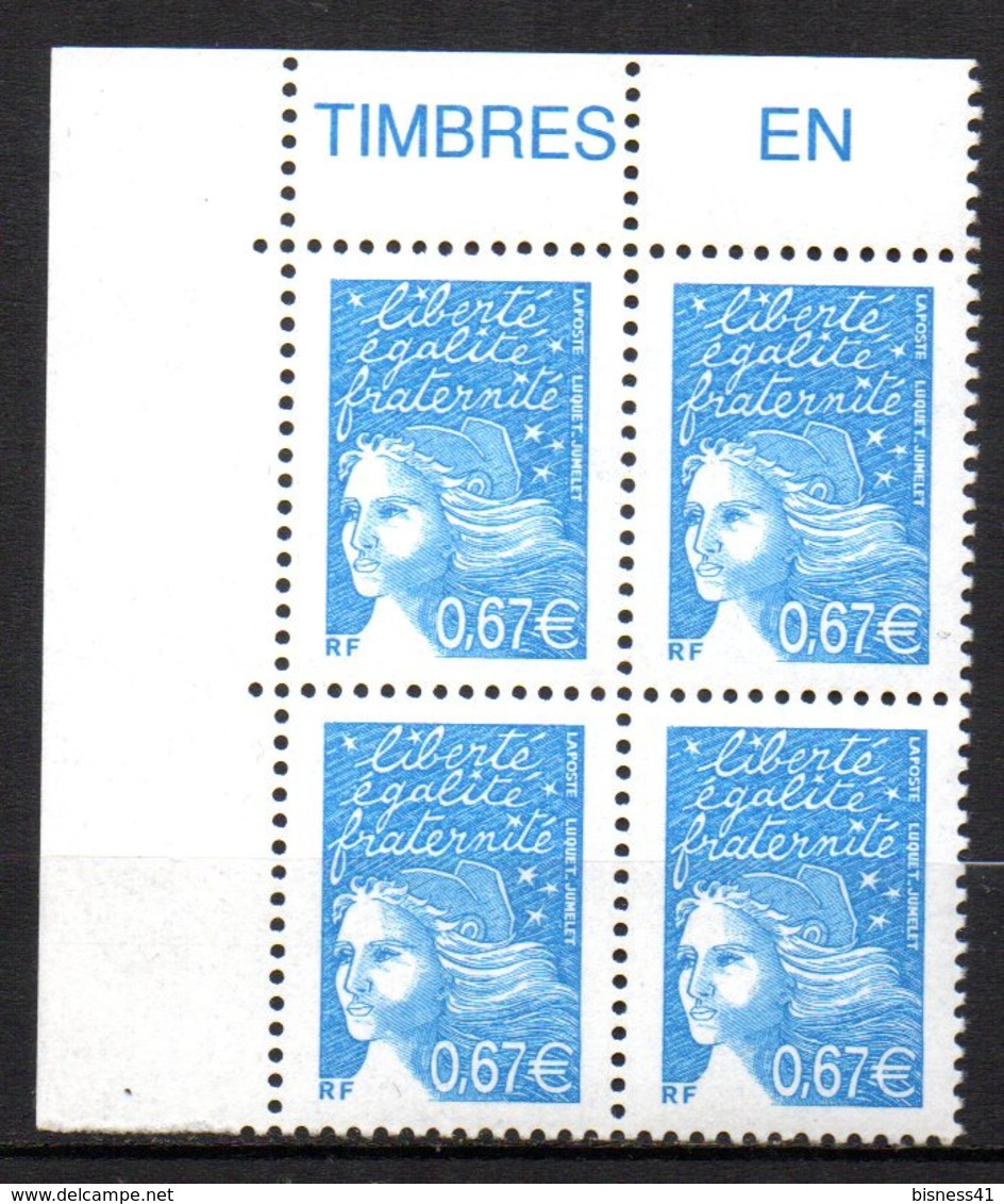 Col12 France Variété Marianne Luquet  N° 3453 / 3432  Barre Pho Brisées Case 1 & 2  Neuf XX MNH Luxe - Neufs