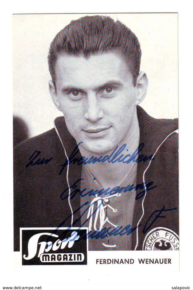 1. FC Nürnberg, Ferdinand Wenauer  FOOTBALL CALCIO, Authograph - Autogramme