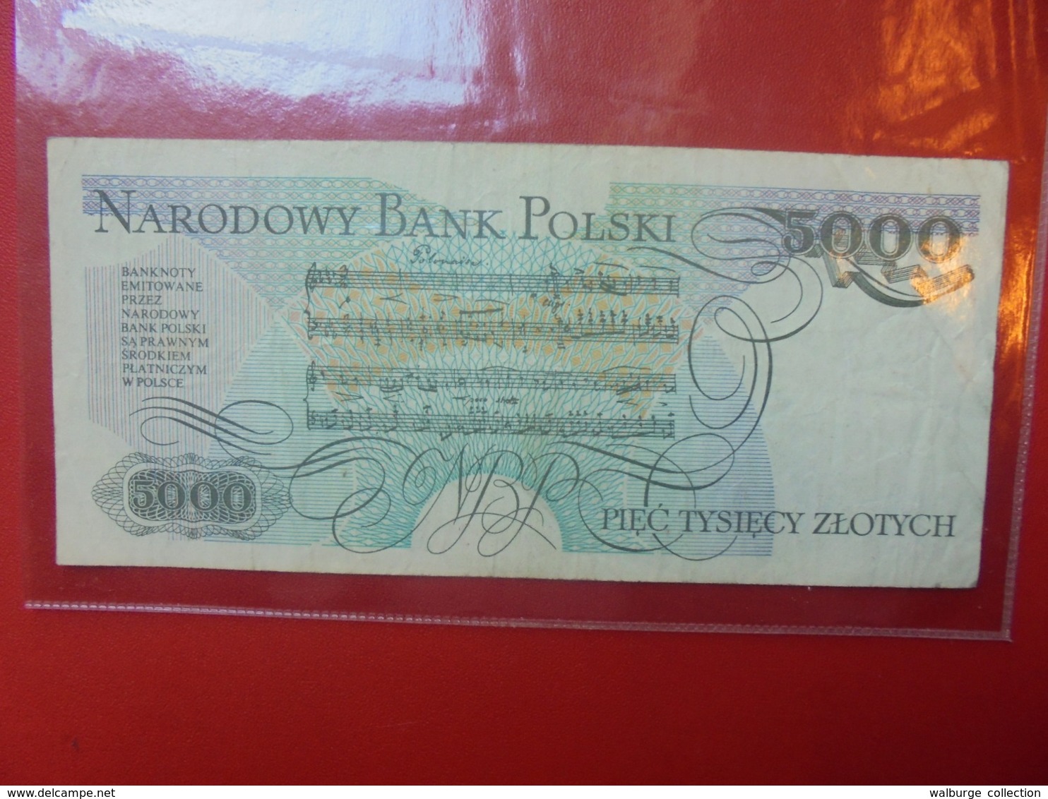 POLOGNE 5000 ZLOTY 1982 CIRCULER (B.7) - Poland