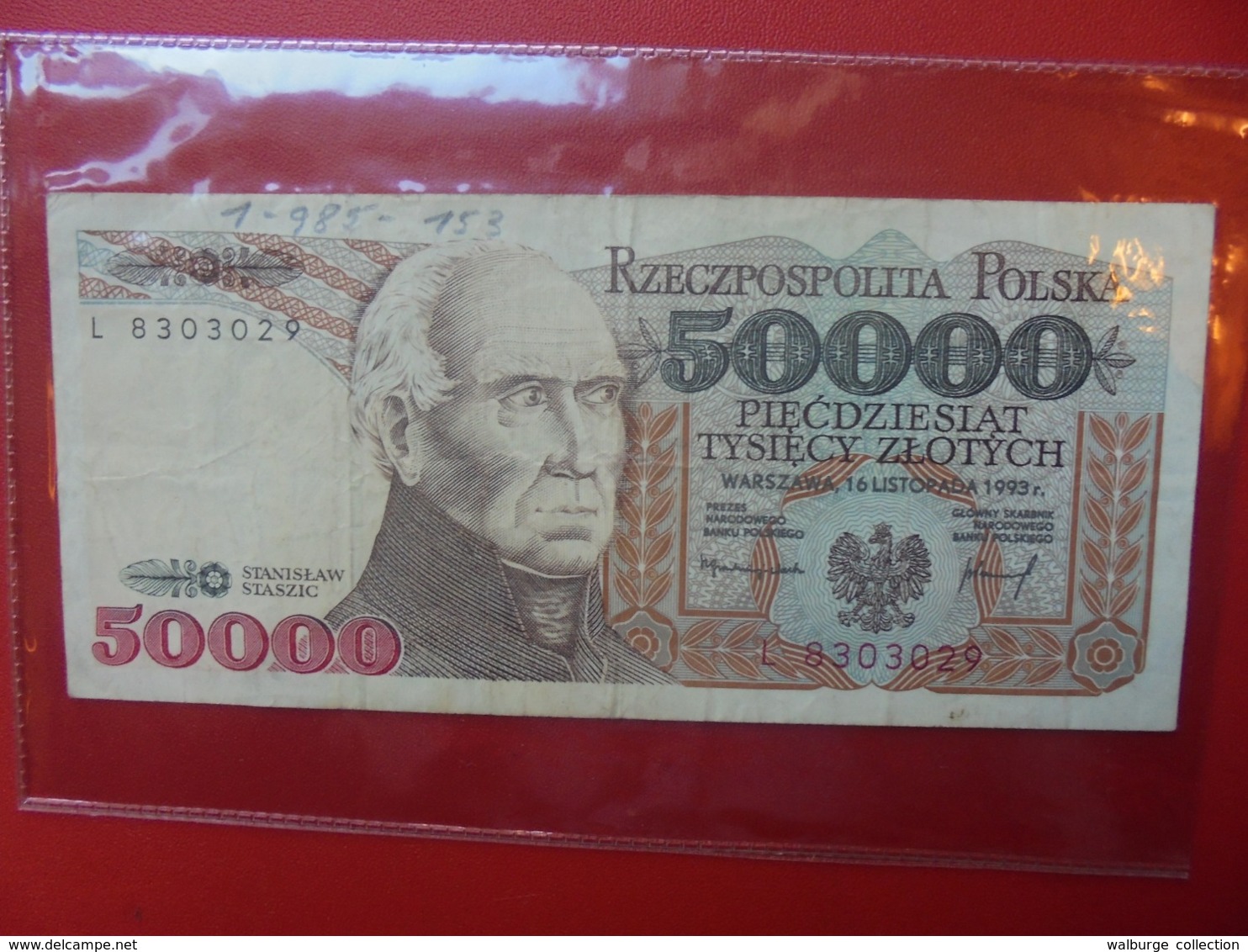 POLOGNE 50.000 ZLOTY 1993 CIRCULER (B.7) - Pologne