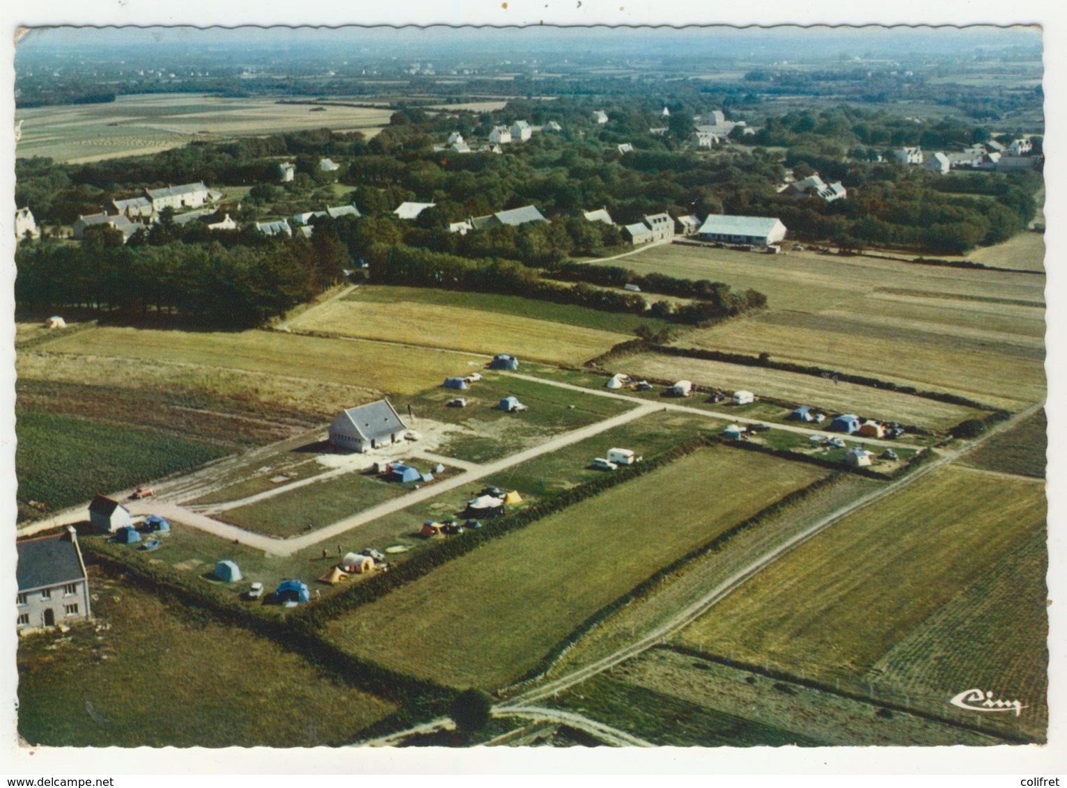 29 - Névez -     Vue Aérienne  -  Le Camping - Névez