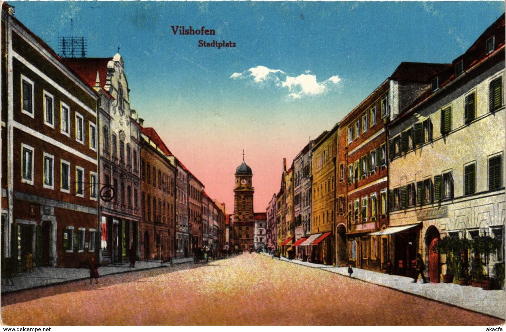 CPA AK Vilshofen Stadtplatz GERMANY (892679) - Vilshofen