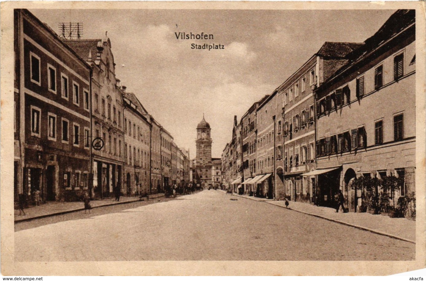 CPA AK Vilshofen Stadtplatz GERMANY (892688) - Vilshofen