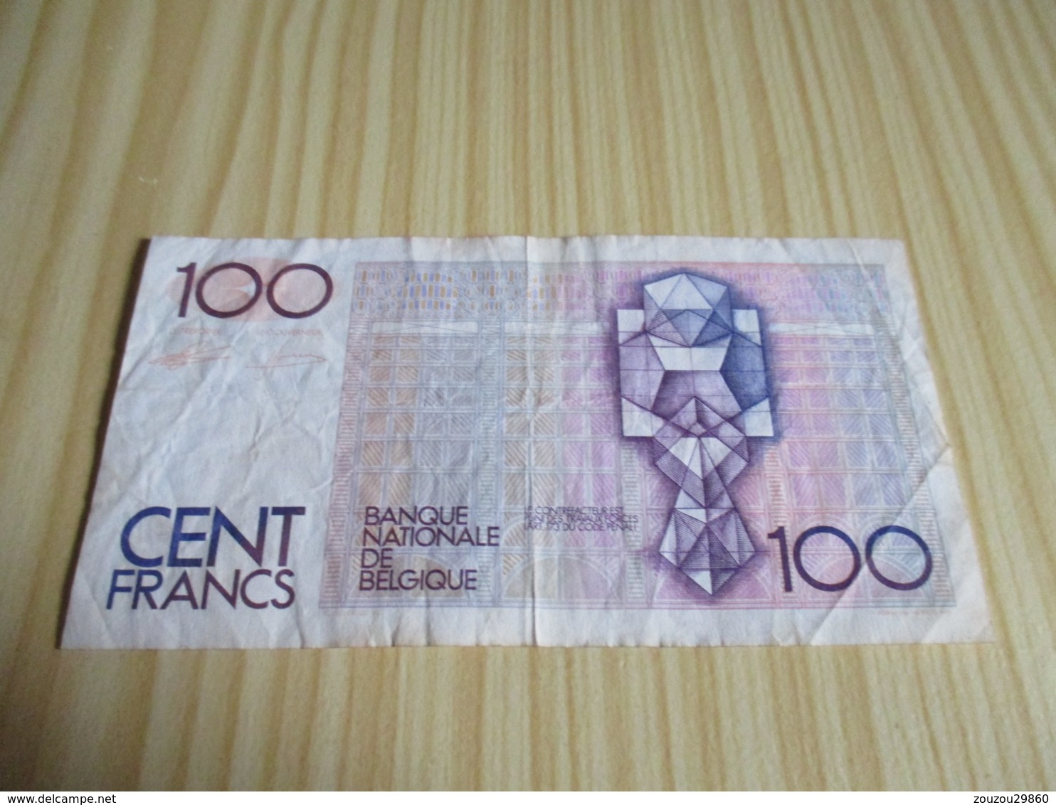 Belgique.Billet 100 Francs. - 100 Francs