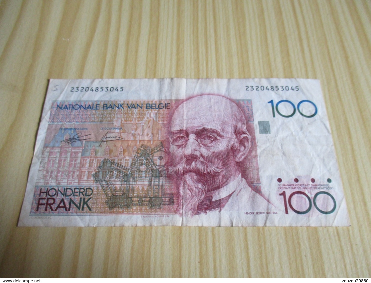 Belgique.Billet 100 Francs. - 100 Francs