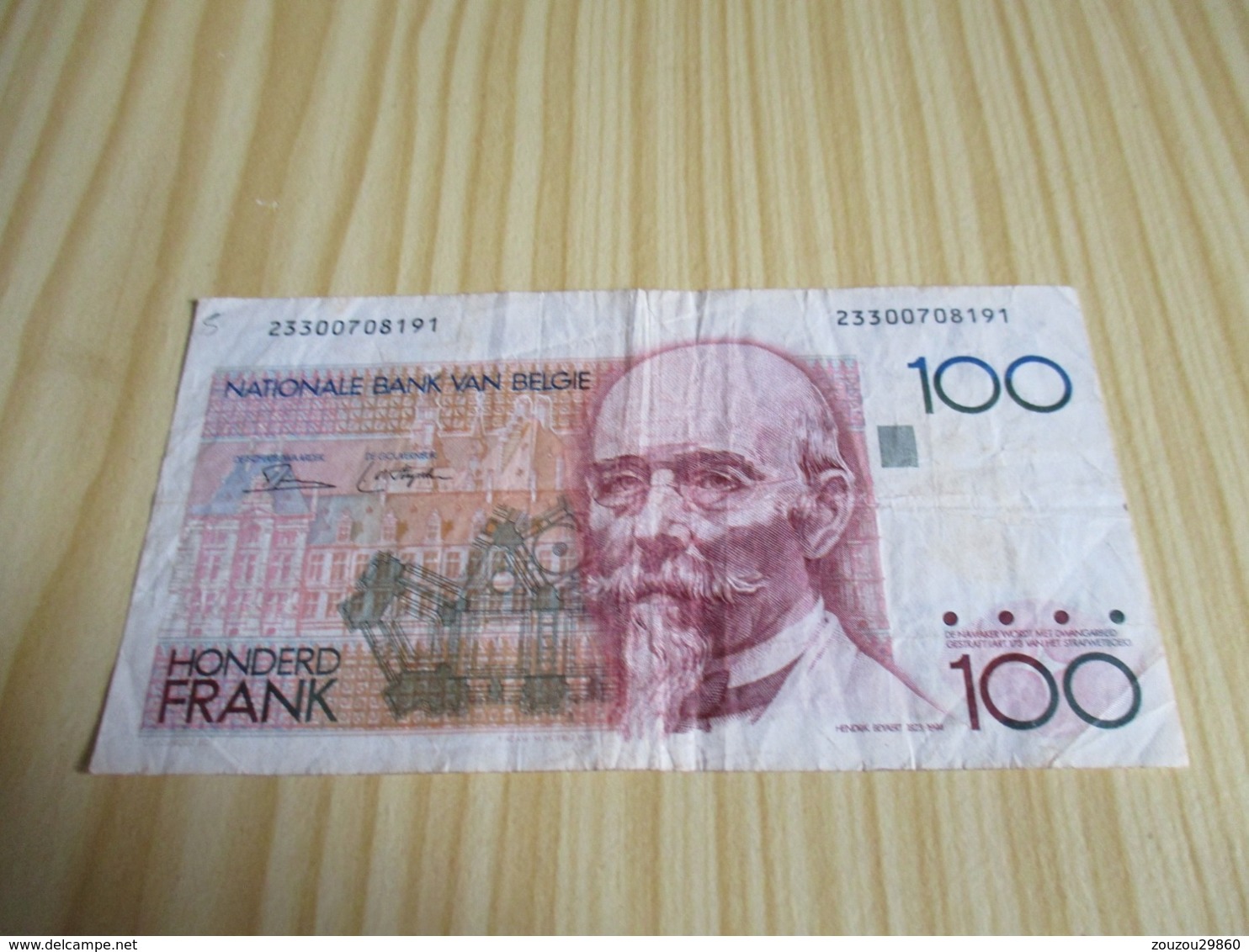 Belgique.Billet 100 Francs. - 100 Francos