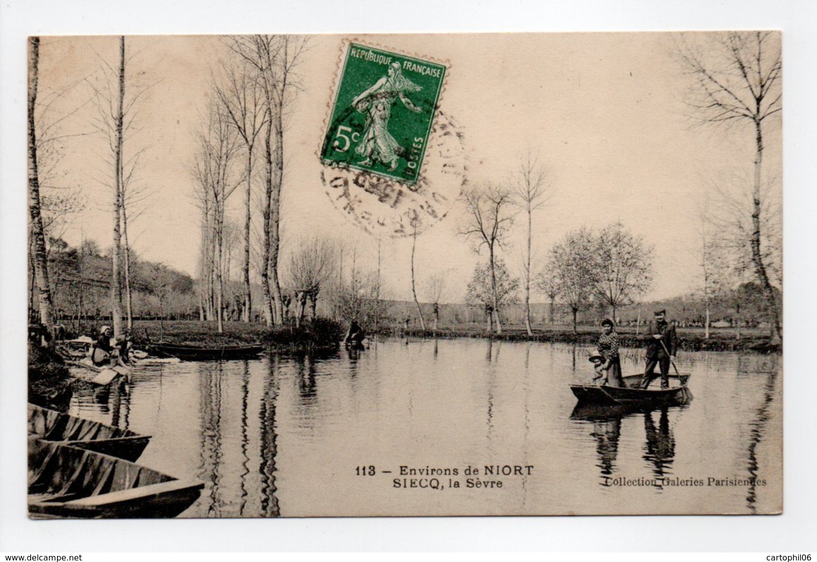 - CPA SIECQ (79) - La Sèvre (avec Personnages) - Collection Galeries Parisiennes 113 - - Sonstige & Ohne Zuordnung