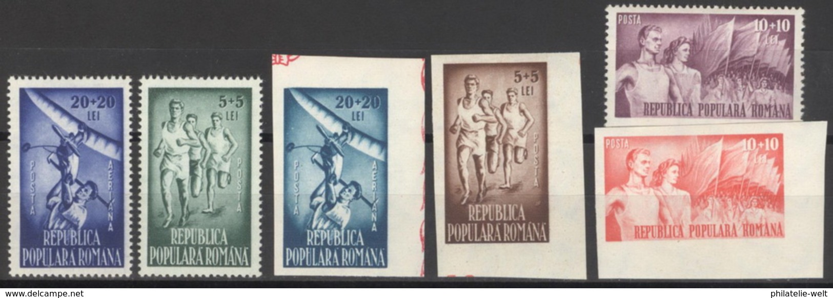 Rumänien 1171/76 ** Postfrisch Volkssportorganisation - Unused Stamps