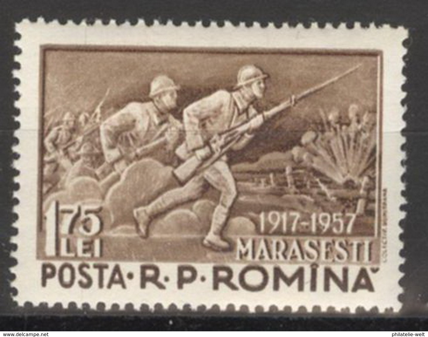 Rumänien 1664 ** Postfrisch Soldaten - Unused Stamps