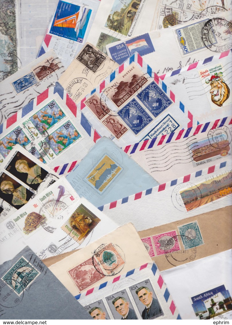 AFRIQUE DU SUD - SOUTH AFRICA - Beau Lot Varié De 249 Enveloppes Timbrées - Air Mail Covers - Letters - Stamps - Timbres - Collections, Lots & Séries