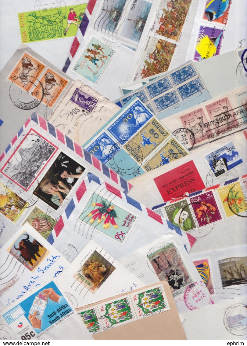 AFRIQUE DU SUD - SOUTH AFRICA - Beau Lot Varié De 249 Enveloppes Timbrées - Air Mail Covers - Letters - Stamps - Timbres - Collections, Lots & Séries