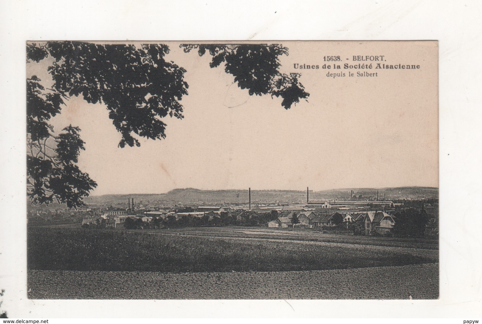 Belfort Usines De La Societe Alsacienne Depuis Le Salbert - Belfort - Ville