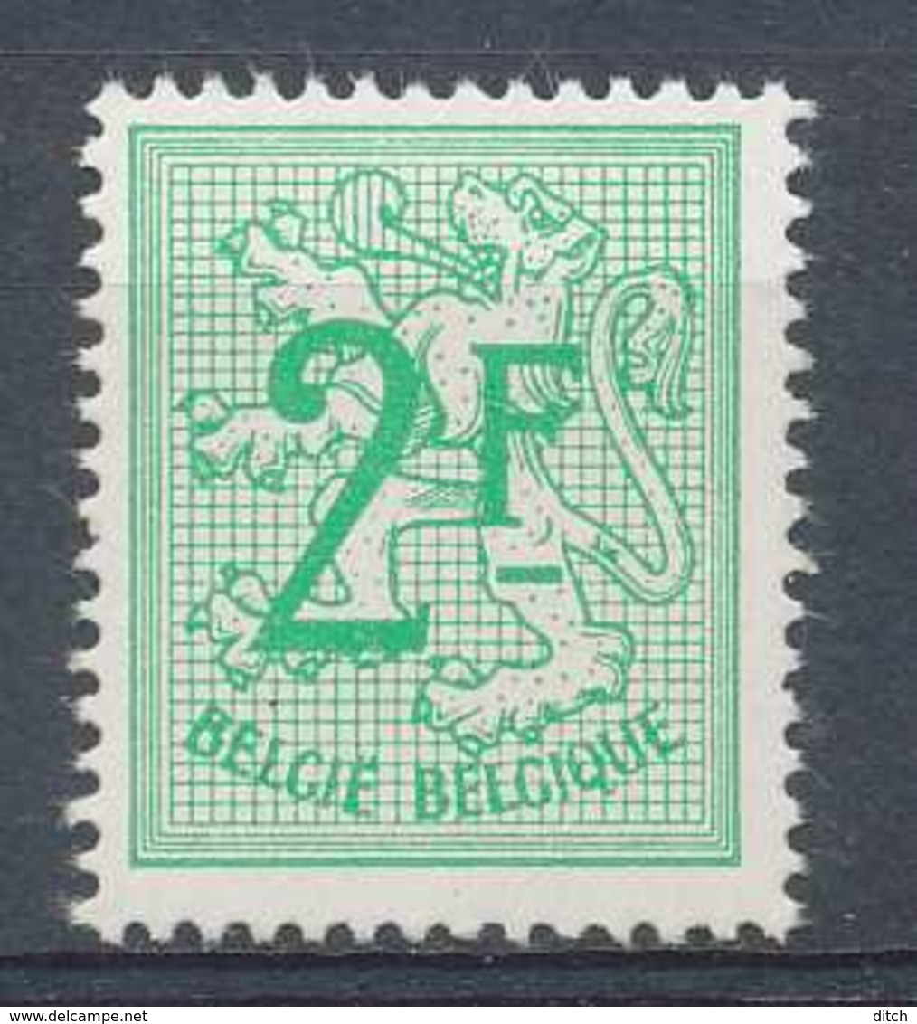 D - [151109]SUP//**/Mnh-N° 1671, 2F Vert, Lion Héraldique, Type Modifié, 2mm Entre 2 Et F, SNC - Unused Stamps