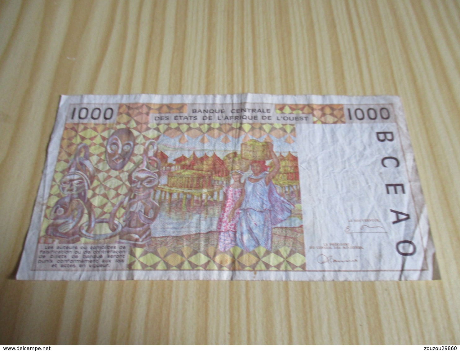 Côte D'Ivoire.Billet 1000 Francs. - Côte D'Ivoire