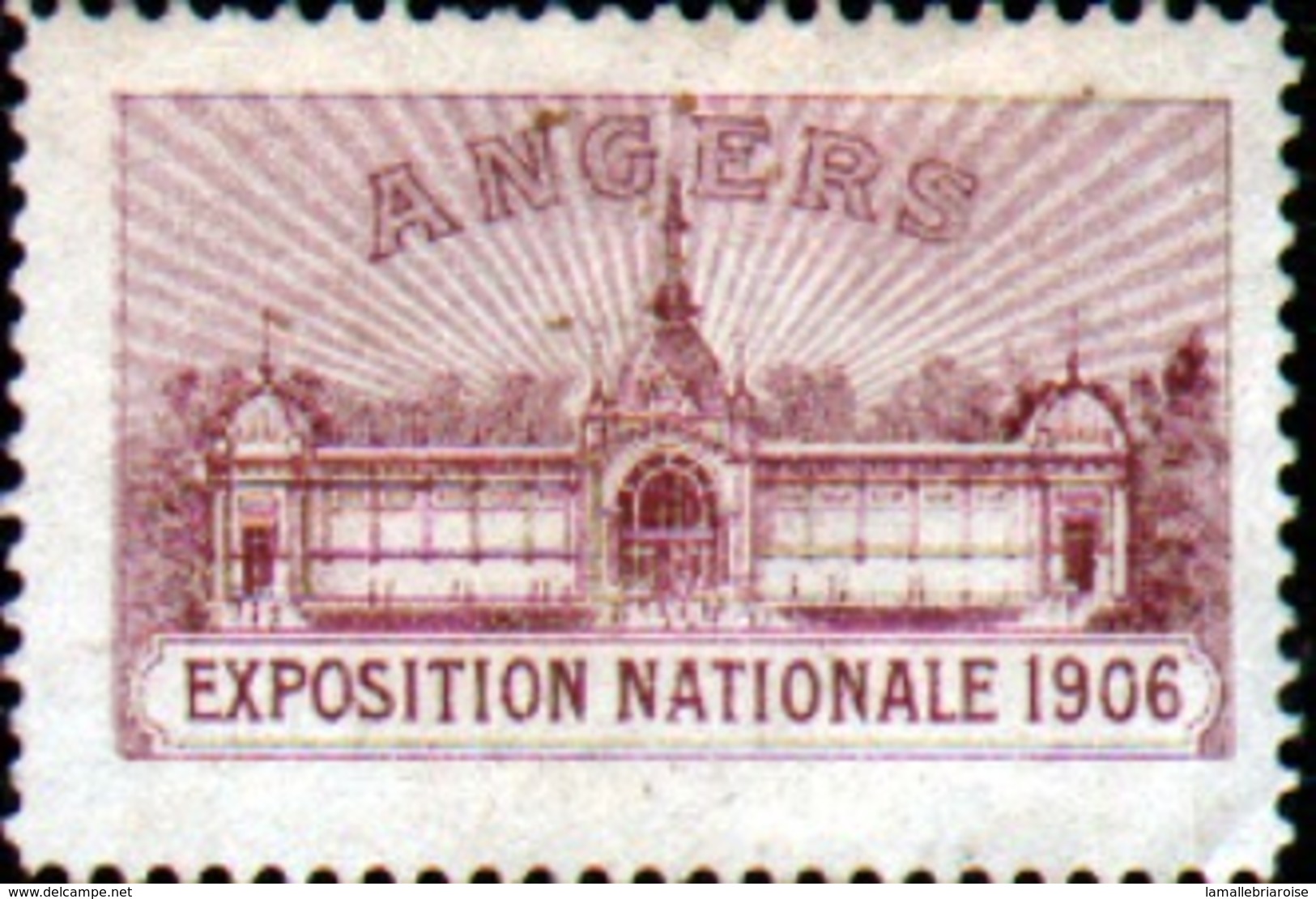 Erinophilie, Vignette : Angers, Exposition Nationale 1906 - Deportes