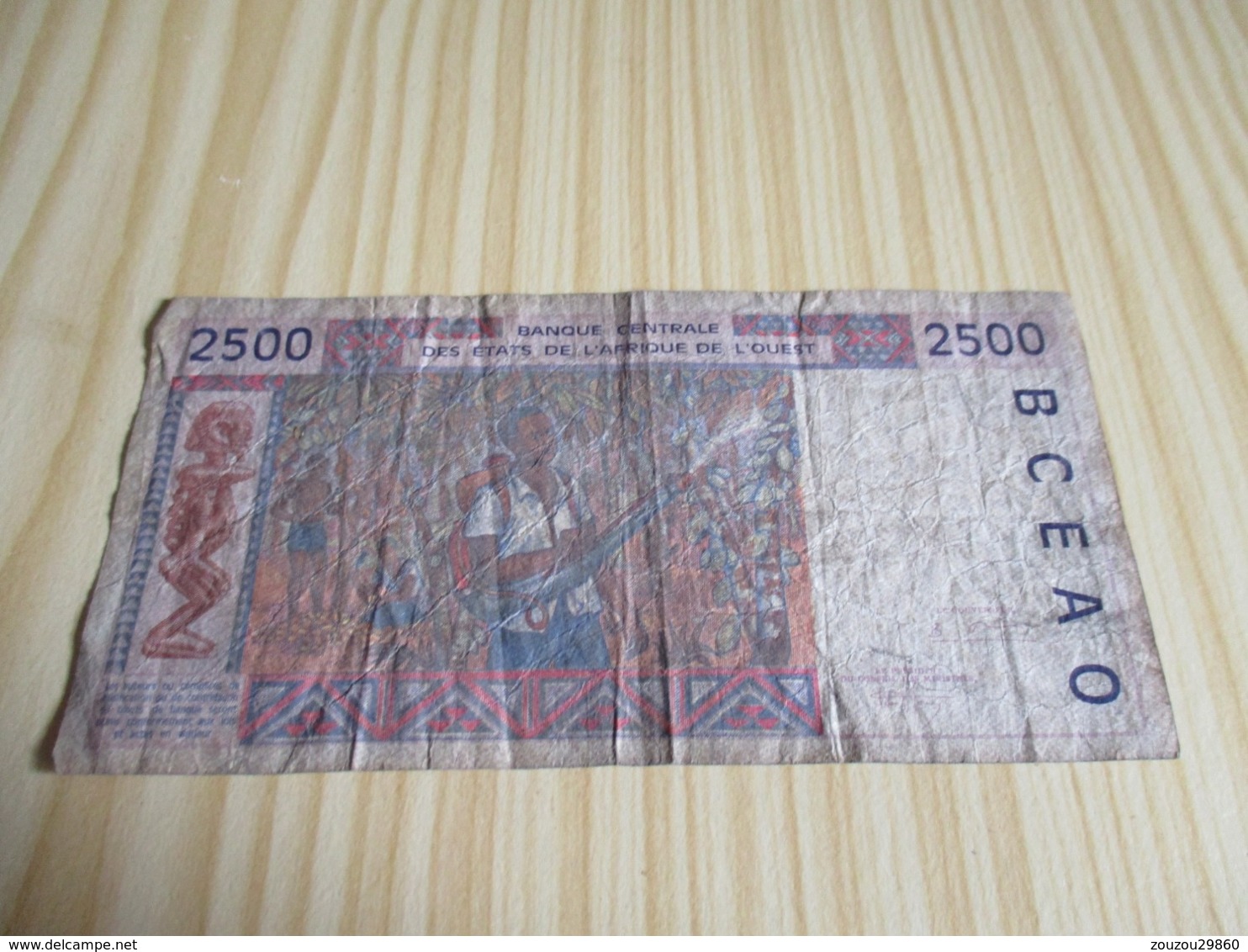 Côte D'Ivoire.Billet 2500 Francs. - Côte D'Ivoire