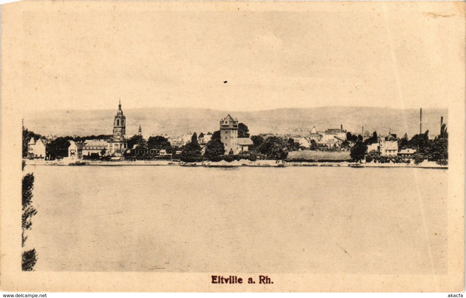 CPA AK Eltville Am Rhein - Totalansicht GERMANY (859619) - Eltville