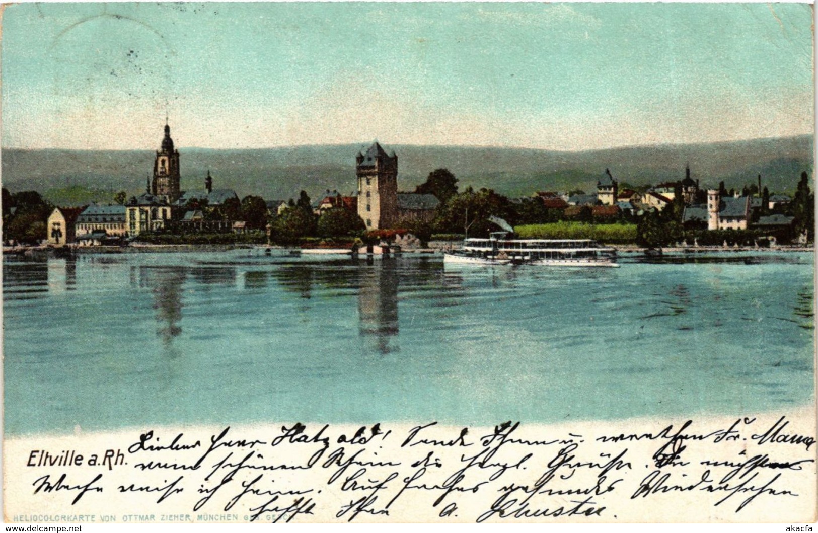 CPA AK Eltville Am Rhein - Totalansicht GERMANY (859621) - Eltville