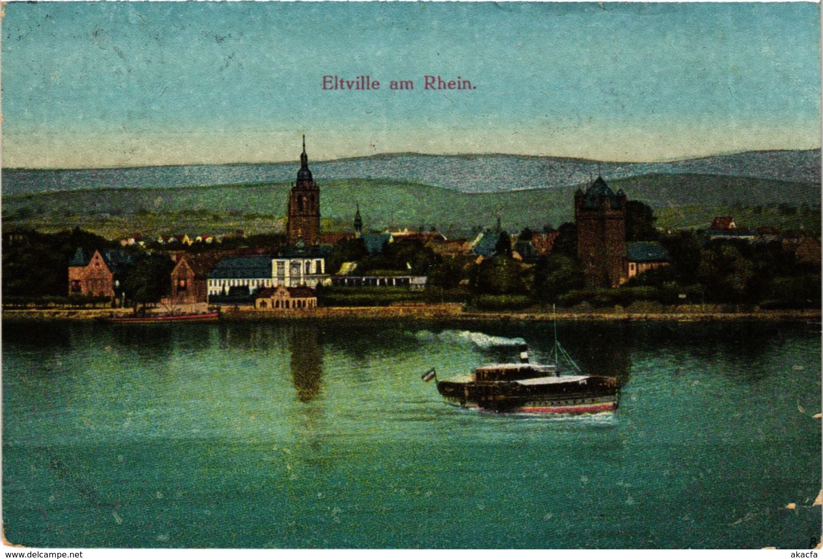 CPA AK Eltville Am Rhein - Totalansicht GERMANY (859628) - Eltville