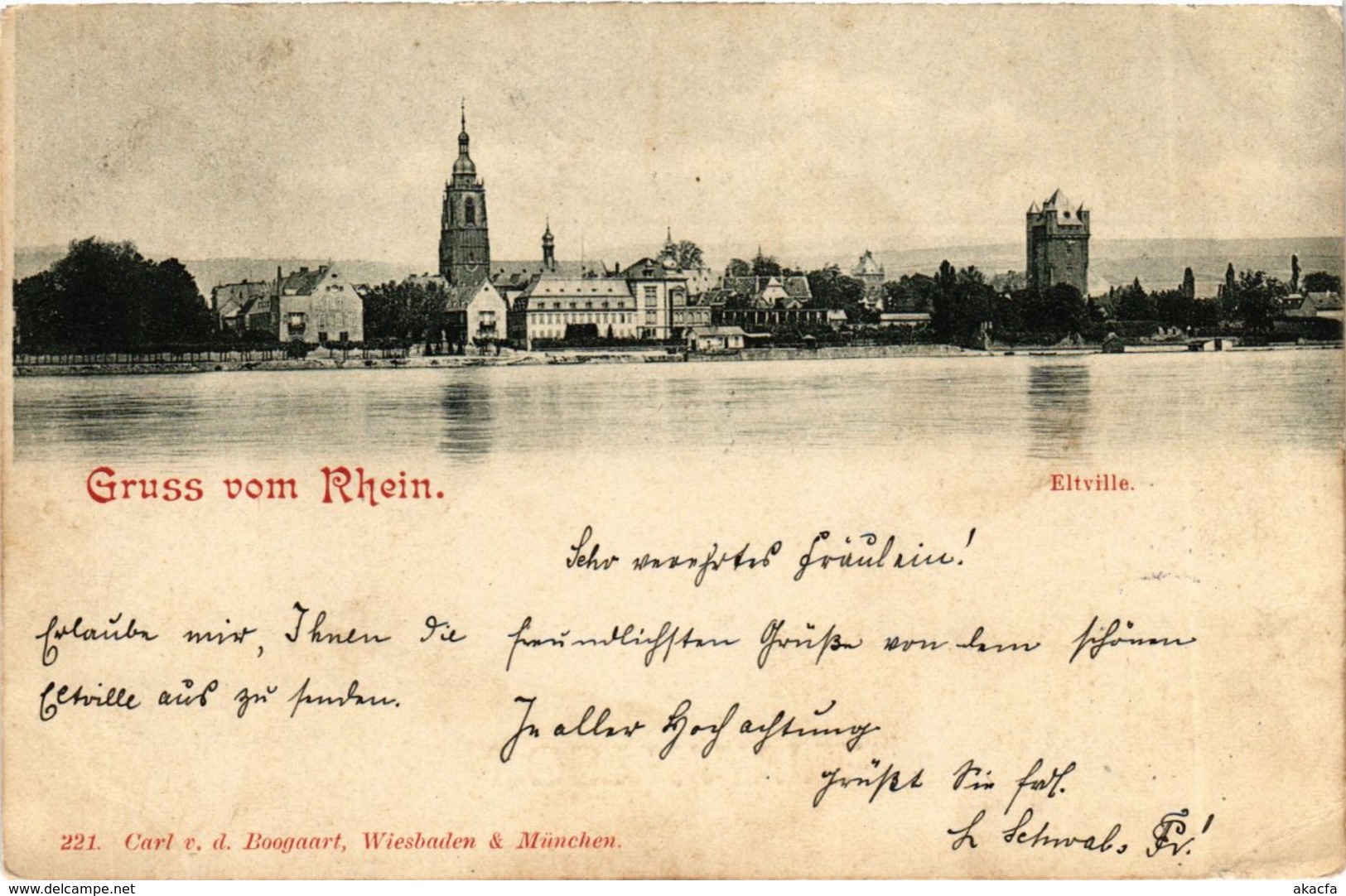 CPA AK Eltville Am Rhein - Totalansicht GERMANY (859631) - Eltville