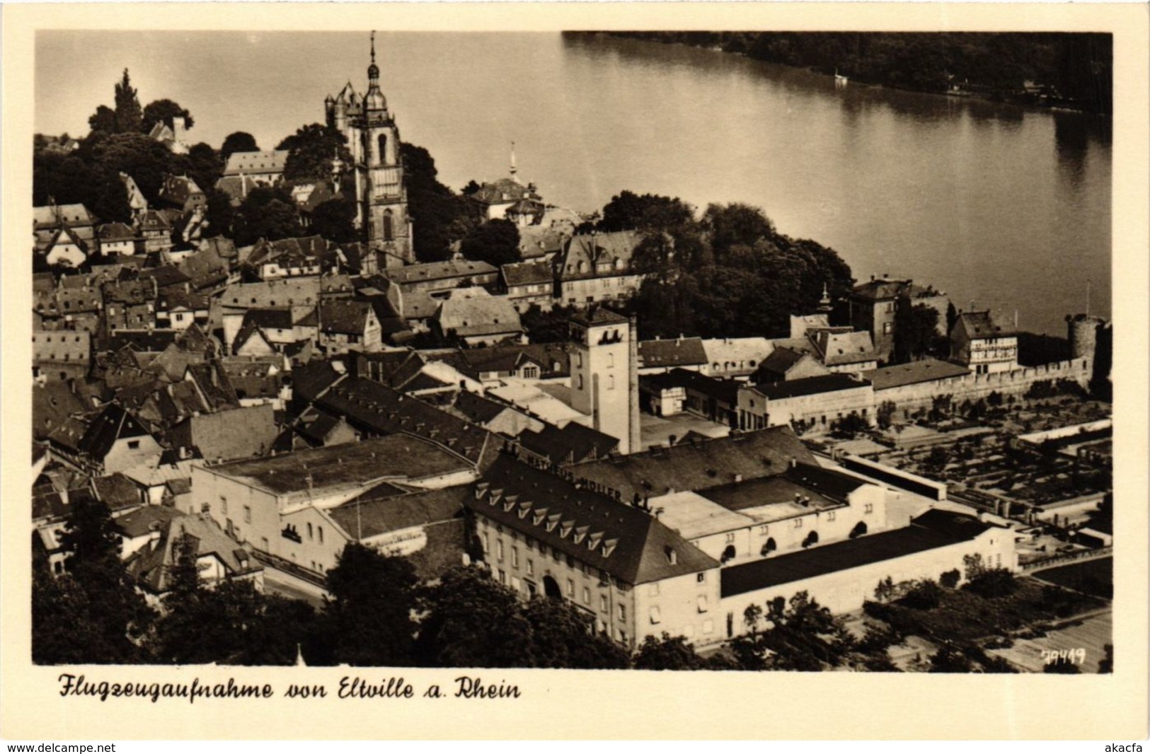 CPA AK Eltville Am Rhein - Flugzeugaufnahme Von Eltville GERMANY (859635) - Eltville