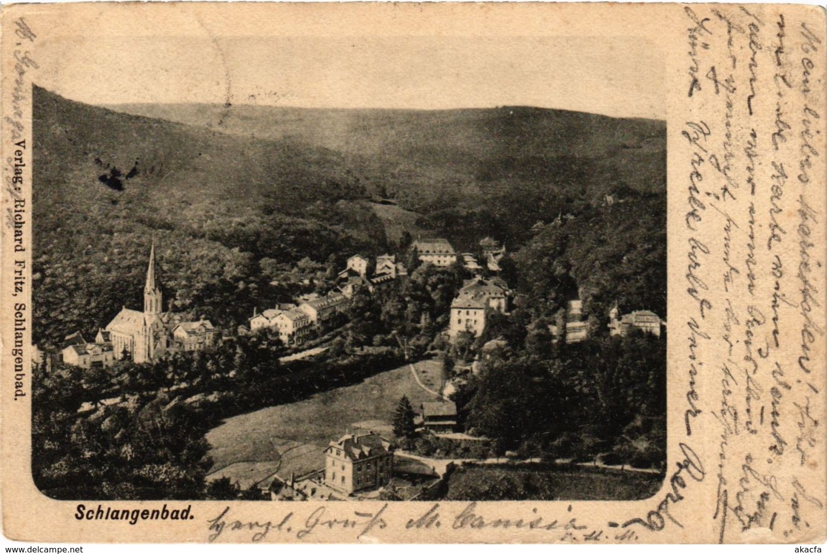 CPA AK Schlangenbad - Totalansicht GERMANY (859652) - Schlangenbad