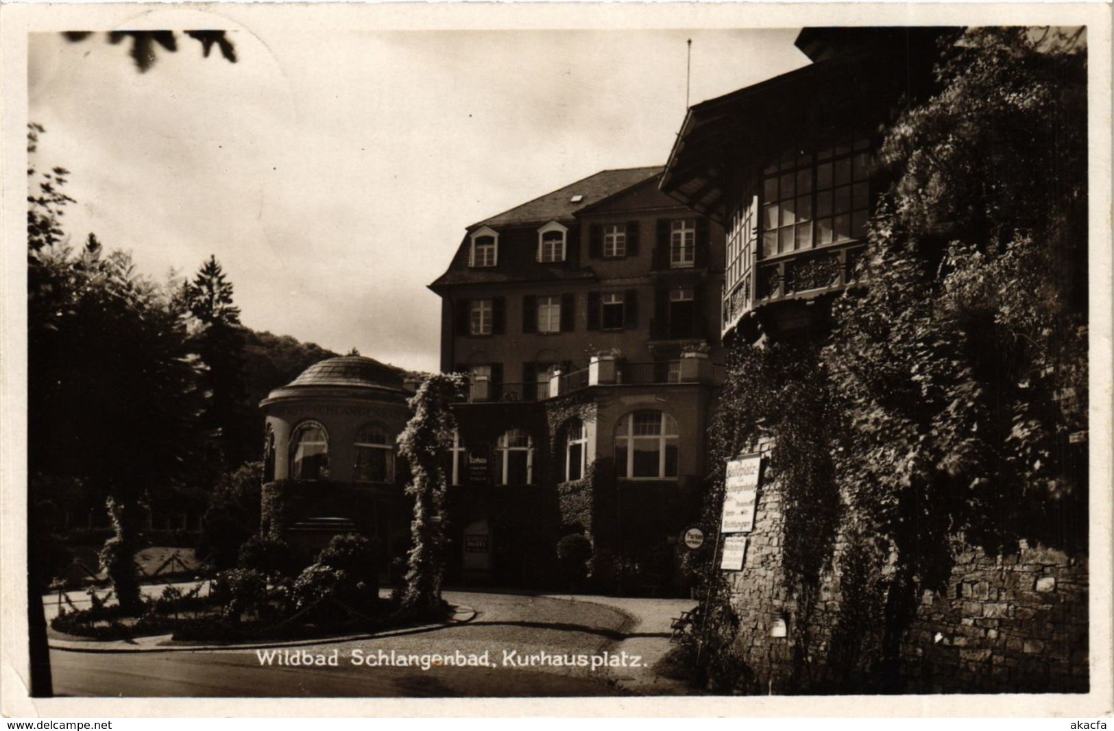 CPA AK Schlangenbad - Kurhausplatz GERMANY (859659) - Schlangenbad