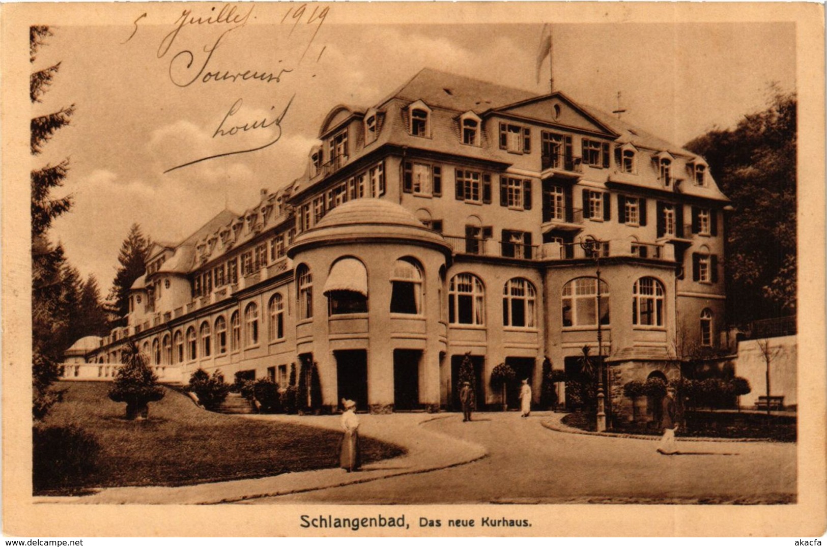 CPA AK Schlangenbad - Das Neue Kurhaus GERMANY (859663) - Schlangenbad