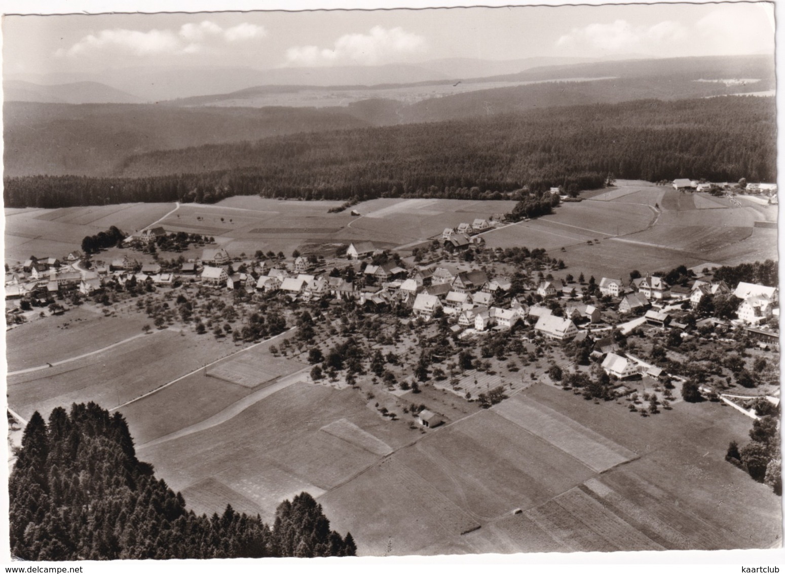 Luftkurort Seewald-Göttelfingen - Luftbild - (Gasthof - Pension 'Traube') - Freudenstadt