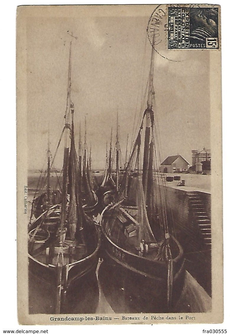 14 - GRANDCAMP-LES-BAINS - Bateaux De Pêche Dans Le Port - 1931 - Sonstige & Ohne Zuordnung