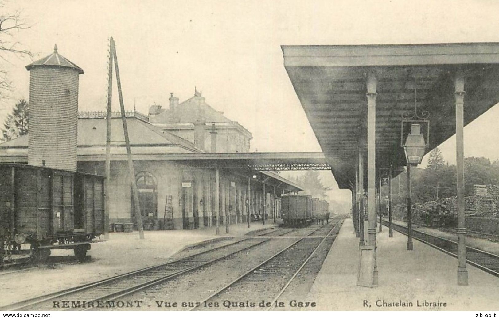 Reproduction Remiremont  Gare  88 Vosges - Remiremont