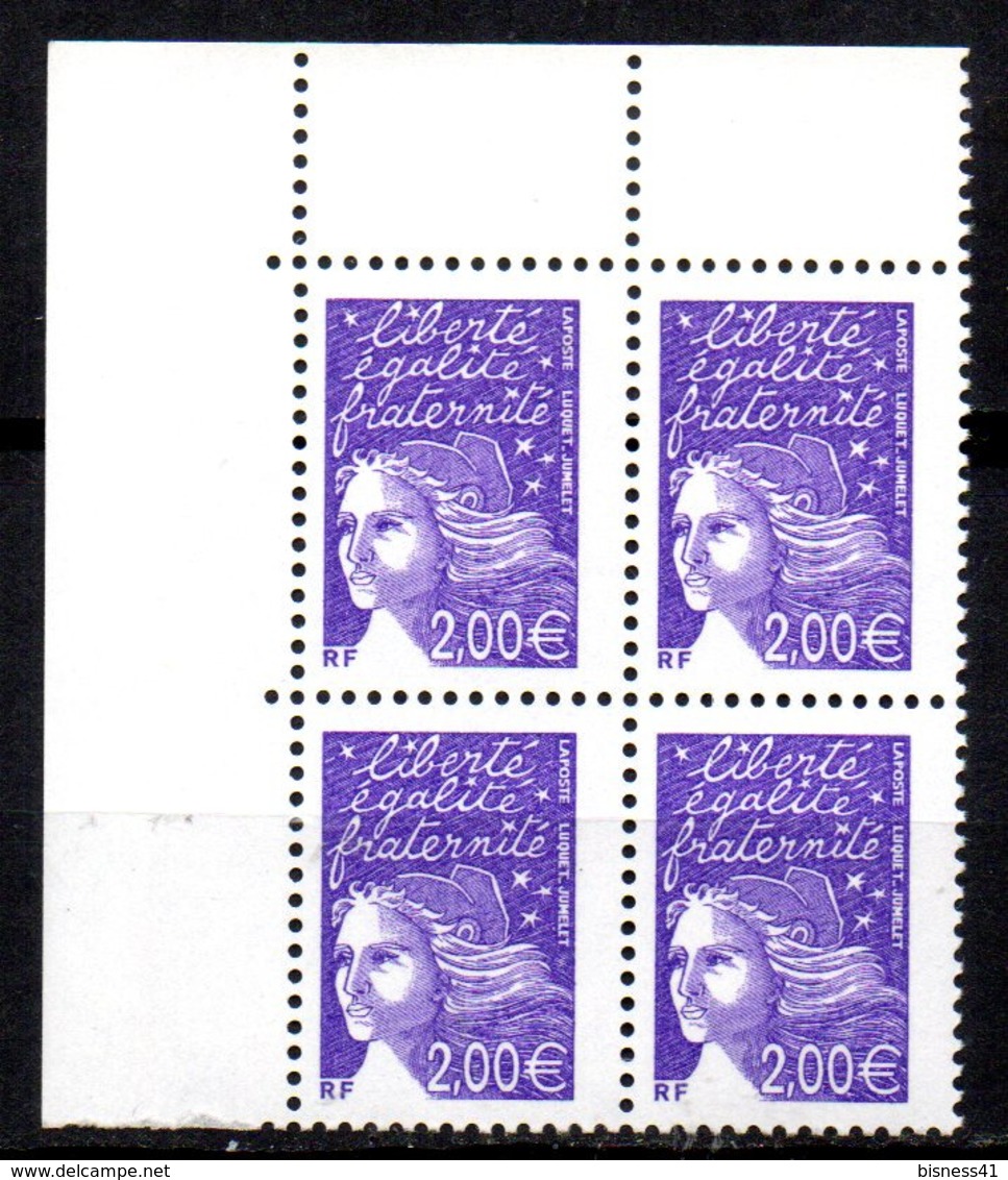 Col12 France Variété Marianne Luquet  N° 3457 / 3436  Barre Pho Brisées Case 1 & 2  Neuf XX MNH Luxe - Neufs