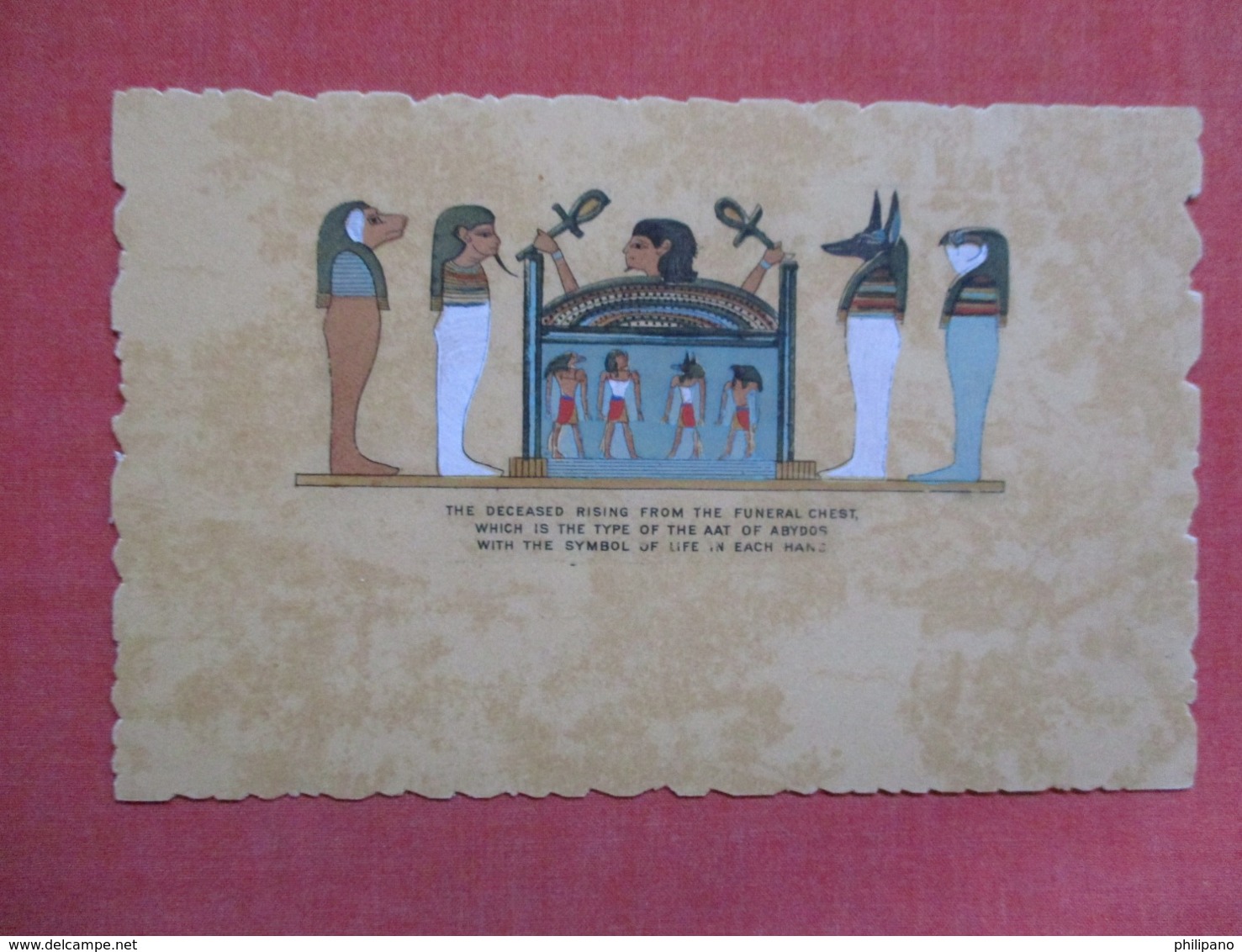 Egypt   The Deceased Rising From The Funeral Chest    Ref 3609 - Other & Unclassified