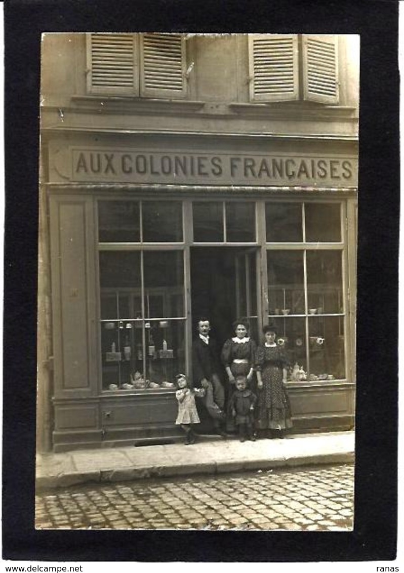 CPA à Identifier Commerce Shop Front Aux Colonies Françaises - Zu Identifizieren