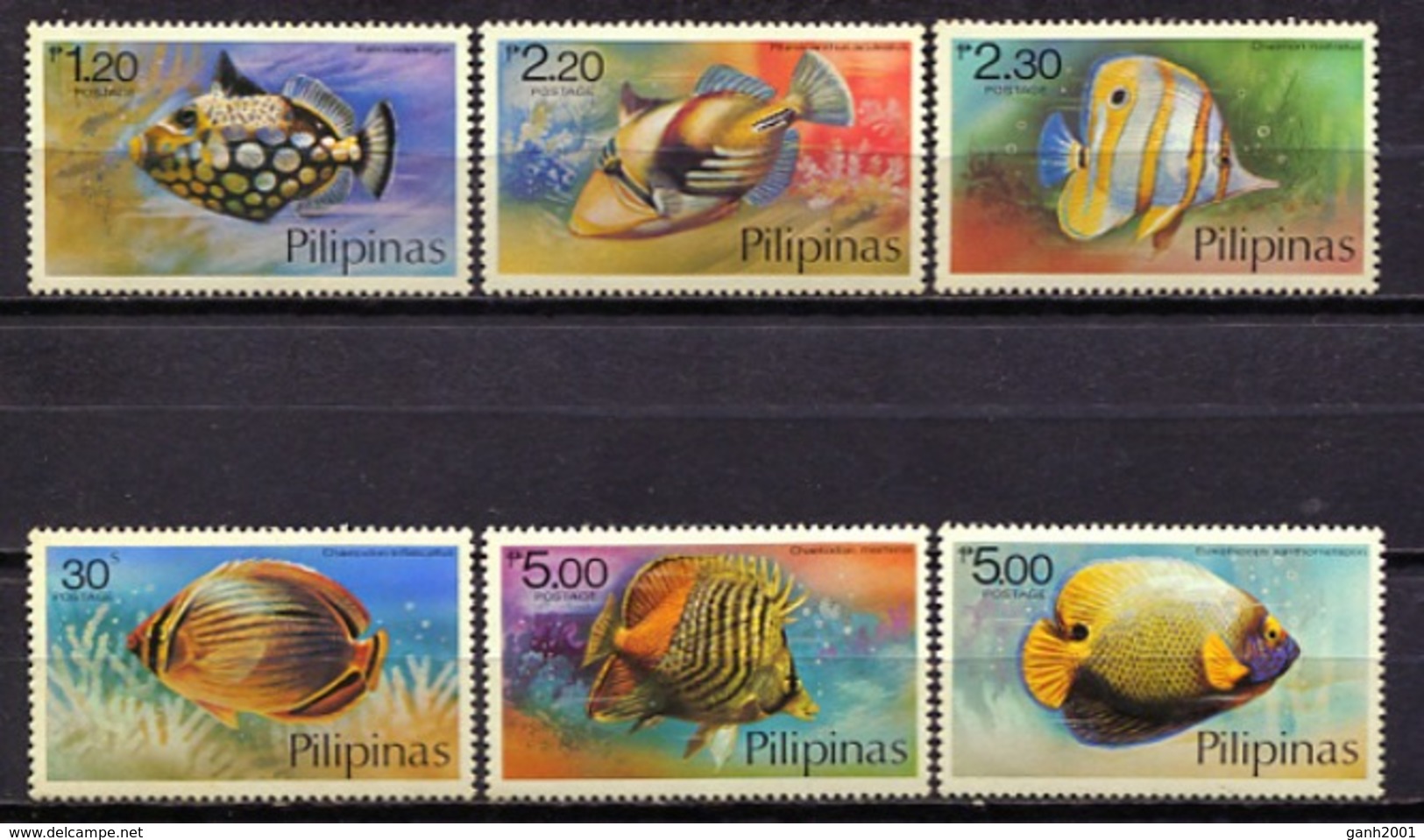 Philippines 1978 Filipinas / Fishes MNH Fische Poisson Peces / C10229  36-32 - Peces