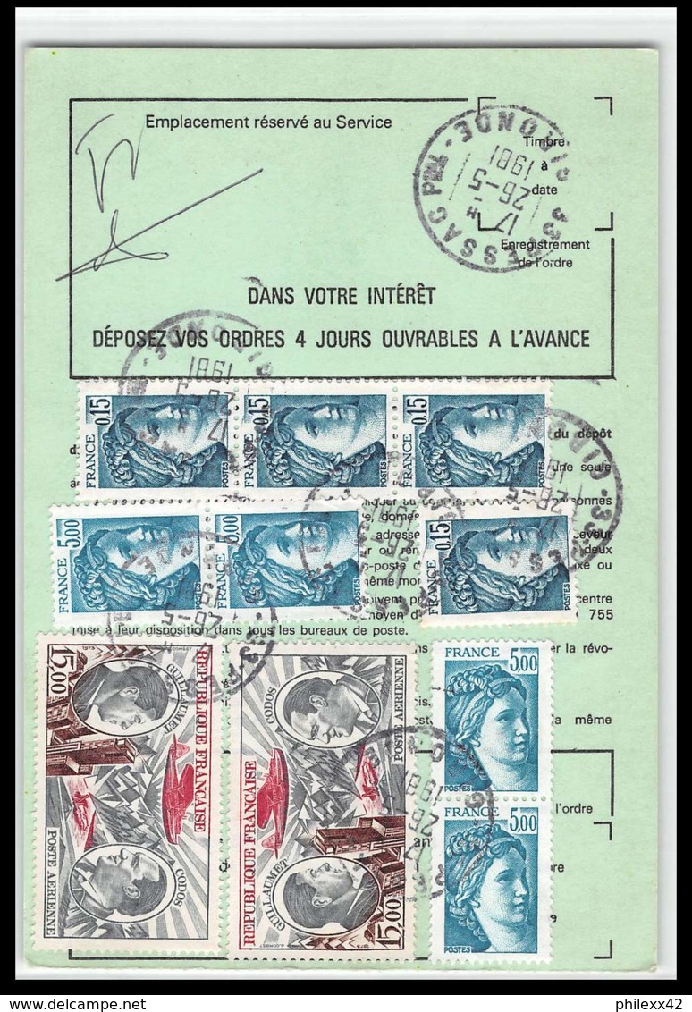 50563 Pessac Gironde Poste Aérienne PA N°48 Guillaumet Codos X2 Airmal Ordre De Reexpedition Definitif France - 1960-.... Briefe & Dokumente