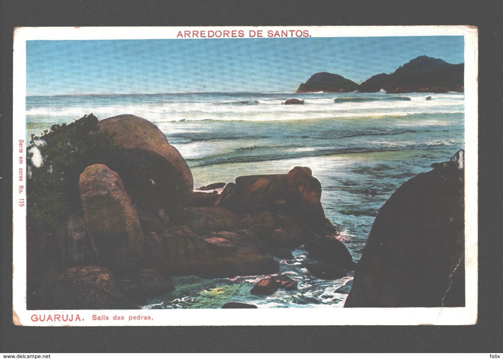 Guarujá / Arredores De Santos - Salla Das Pedras - 1919 - São Paulo