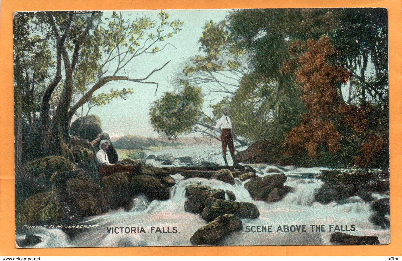 Victoria Falls 1906 Postcard - Zimbabwe