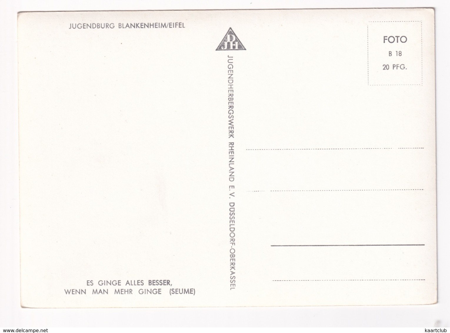 Blankenheim / Eifel - Jugendburg - Euskirchen