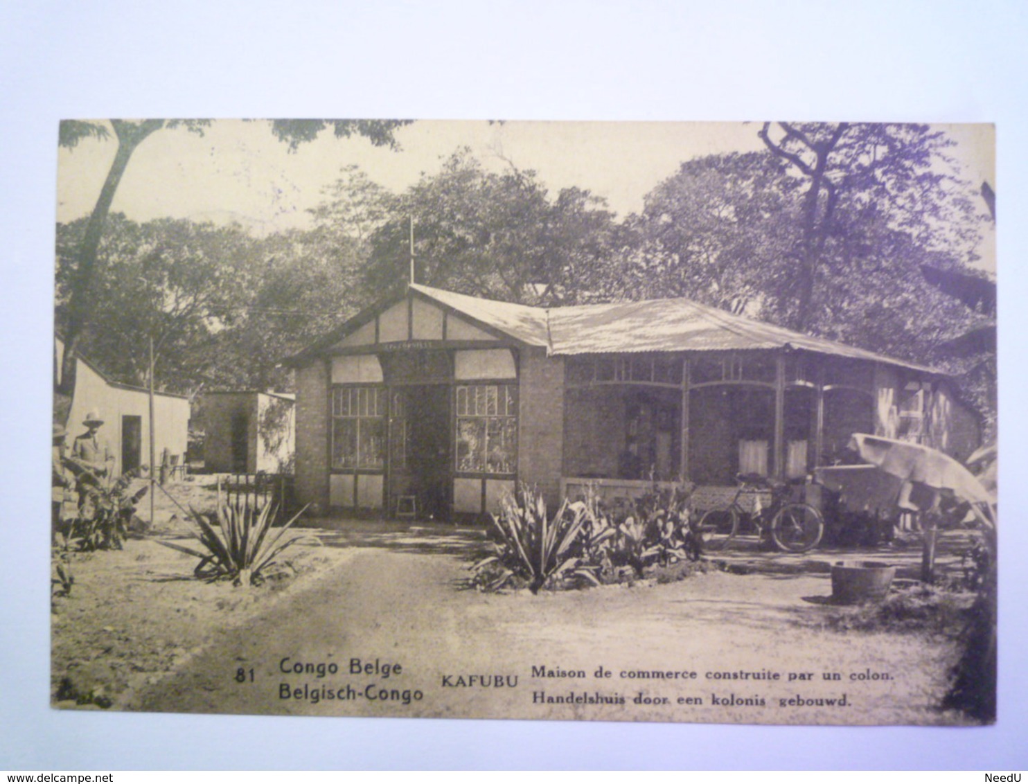 GP 2019 - 1963  CONGO BELGE  -  KAFUBU  :  Maison De Commerce Construite Par Un Colon  1928  XXX - Congo Belge