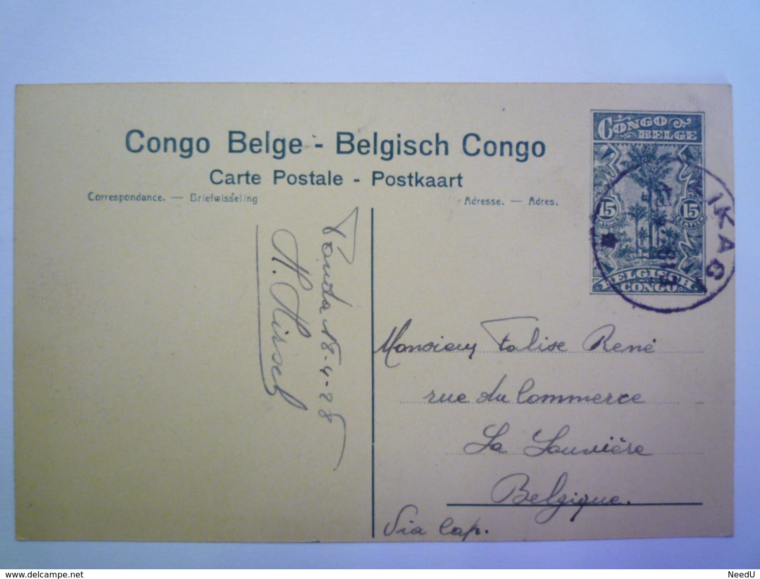GP 2019 - 1966  CONGO BELGE :  Tennis De L'Union Minière Du Haut-Katanga  1928  XXX - Congo Belge