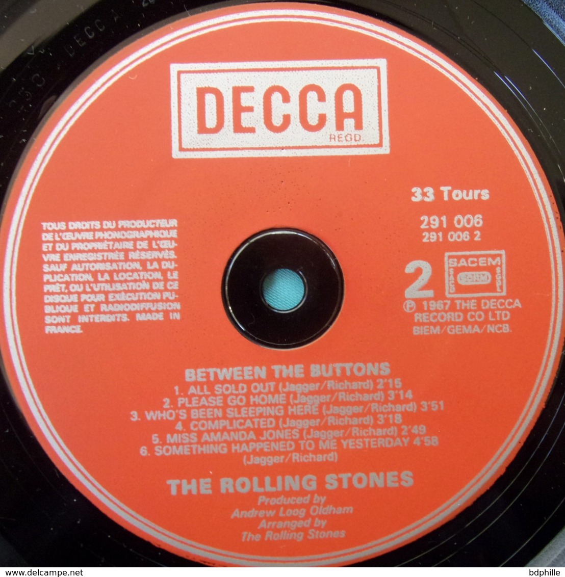 Rolling Stones, Betweens The Buttons LP Edition Britannique état Neuf - Rock